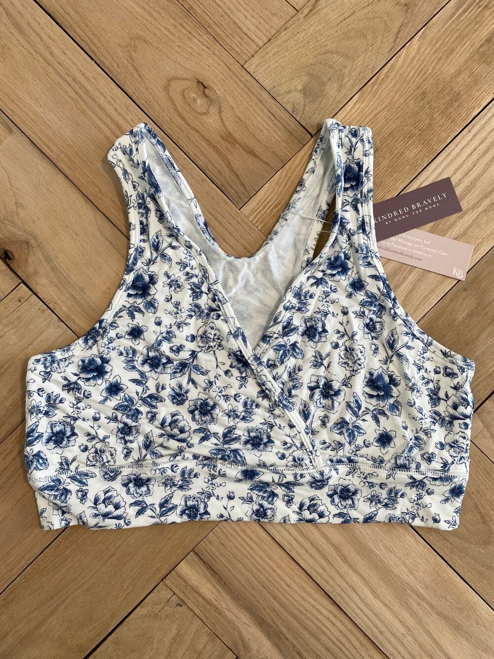 NWT Kindred Bravely French Terry Racerback Nursing Sleep Bra M